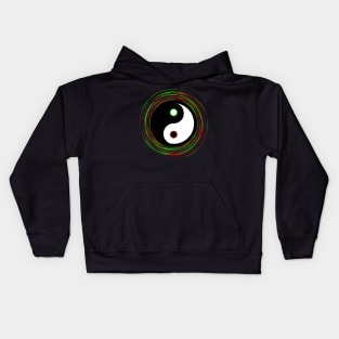 Yin and Yang Spiral Kids Hoodie